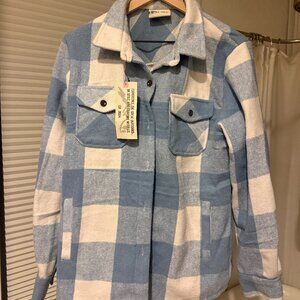 NWT Women's Heavyweight River Trail Flannel Jacket